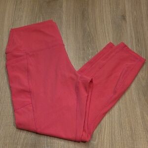 RBX Women's High-Waist Leggings in Hot Pink